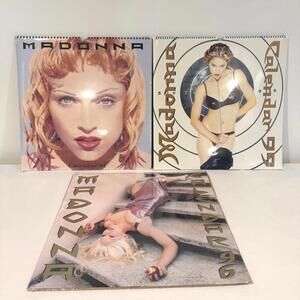 Vintage Madonna Calendar Set (1994, 1995, 1996) – Sealed!